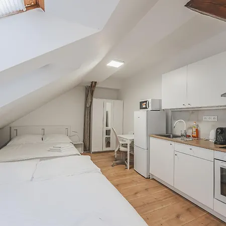 Daire Prague Castle Area Flat, 2 Double Beds *
